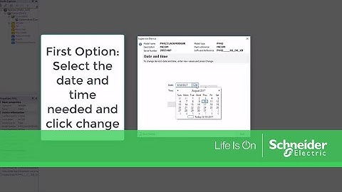 Configuring Date & Time on MiCOM via MiCOM S1 or Easergy Studio | Schneider Electric Support