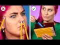 😉 Amazing Back To DIY School Hacks!  11  Các Mẹo Thú Vị Dành Cho Ngày Tựu Trường