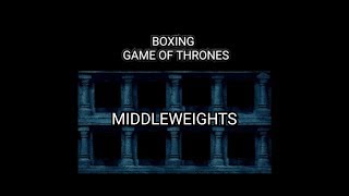BFTB BOXING *MIDDLEWEIGHT SUPREMACY*