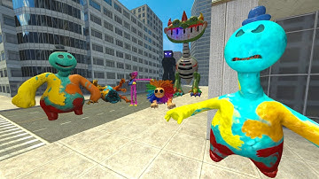 CAN YOU CATCH ALL NEW SIZE DOEY THE DOUGHMAN POPPY PLAYTIME CHAPTER 4 PLAYHALL Gmod