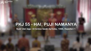 PKJ 55 Hai Puji NamaNya - GKI Coyudan (Lyric Video)