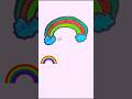 Rainbow Drawing 😍#shortsfeed#art#viralshort#trending#shorts#colourdrawing#satisfiedart#creativedough