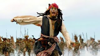 قرصان مجنون بيتحدى ملك انجلترا وقراصنة الكاريبى للوصول لينبوع الشباب ! Pirates of the Caribbean 4