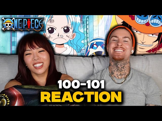 ACE IS OUR FAVORITE | First Time Watching One Piece Anime! Ep 100-101 Reaction class=