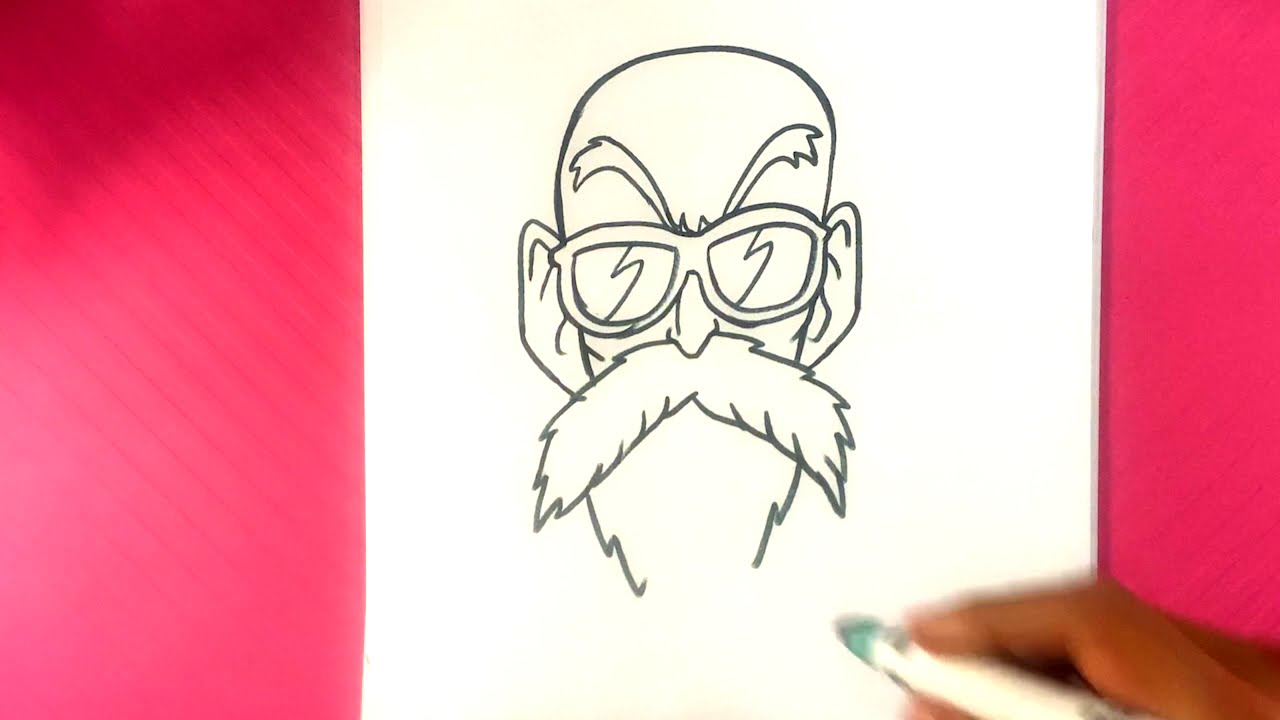 Drawing Master Roshi Dragon Ball Super - YouTube