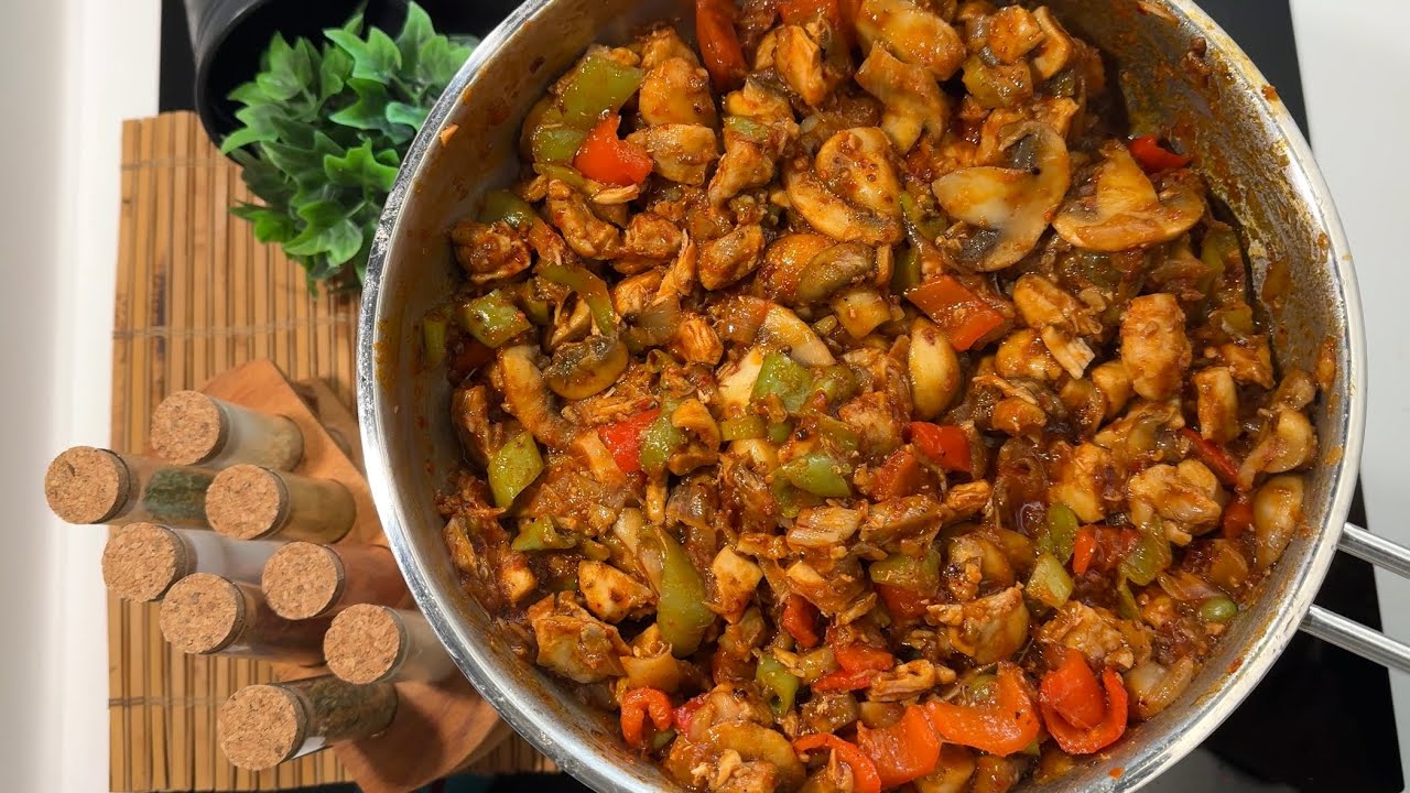 AKŞAMA NE PİŞİRSEM DİYENLERE EN PRATİK YEMEK TARİFİ 🔥Tavuklu Mantar Sote Tarifi 🍄‍🟫🍗Çiçekintarifleri
