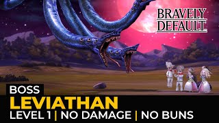Bravely Default HD Remaster: Leviathan (Level 1 | One Turn Kill | Hard)