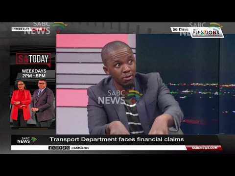 Transport Department faces financial claims: Esethu Hasane