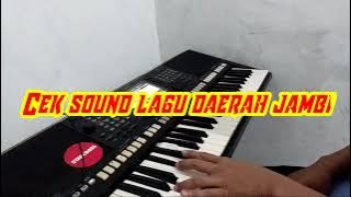 Cek sound lagu jambi