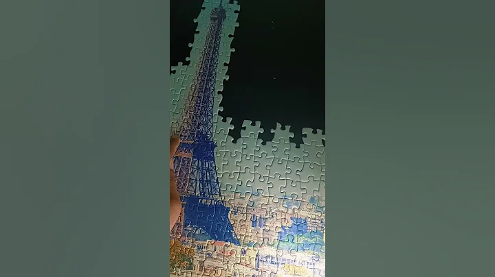 Eiffel tower.. jigsaw puzzles # m little arts...