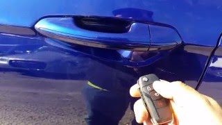 How to unlock a 2016 ford fusion using the key with a dead battery