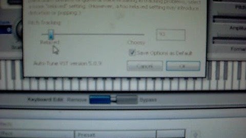 Autotune 5 settings for T-Pain effect