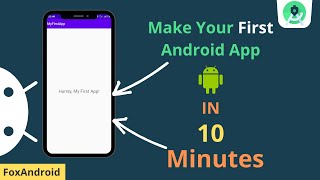 How to Create Your First Android App || Android Studio Tutorial For Beginners || FoxAndroid ||