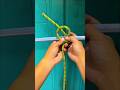 The Easiest Knot Anyone Can Learn #knot #knots