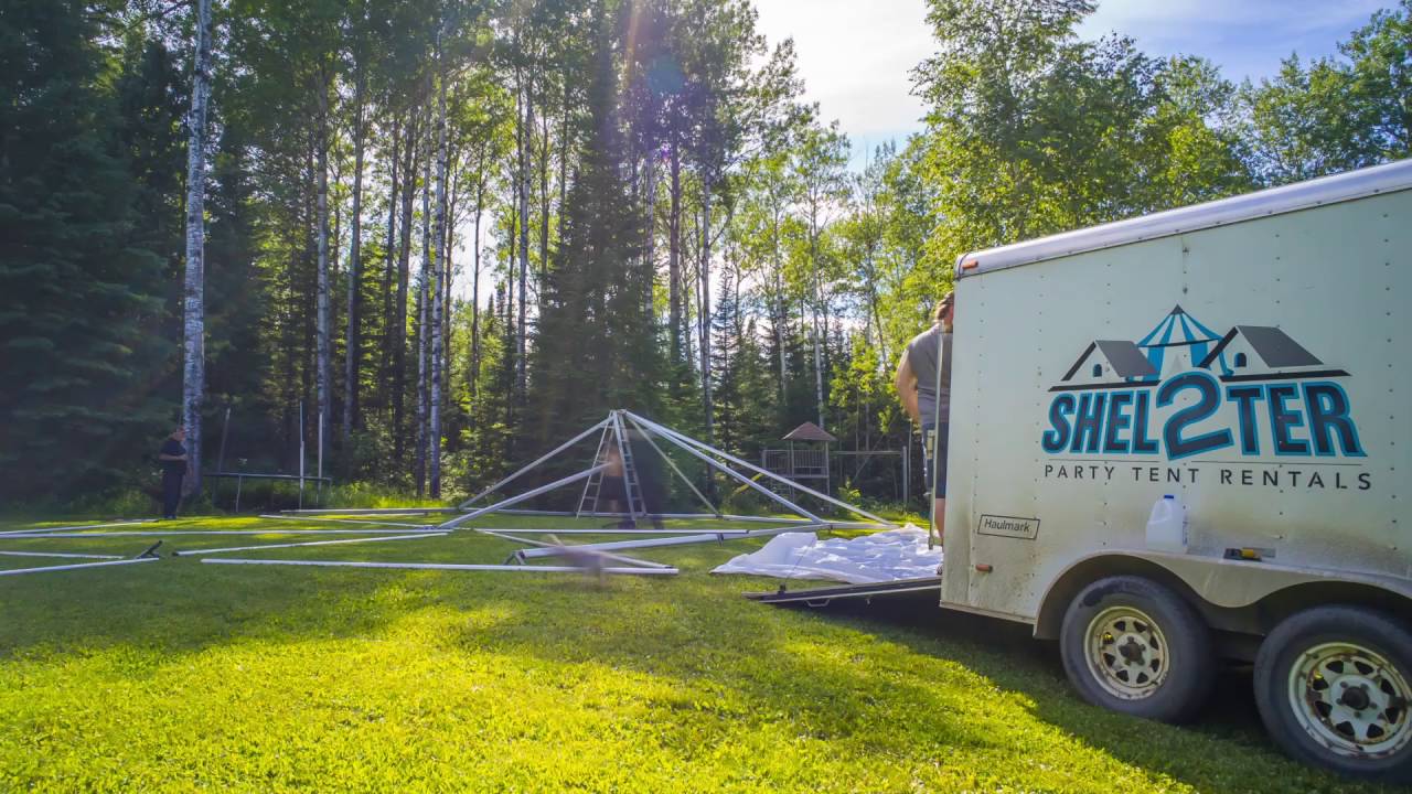 Tent Rentals Thunder Bay 2 Shelter Party Tent Rentals YouTube