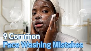 How to wash your face properly I 9 common mistakes