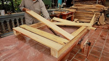 Watch What This Talented Carpenter Did With Scrap Pallet Wood // Woodworking Workshop