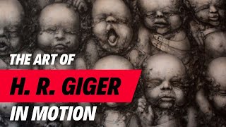 H. R. Giger Art In Motion - Dreams And Nightmares From The Human To The Ai Unsettling Video