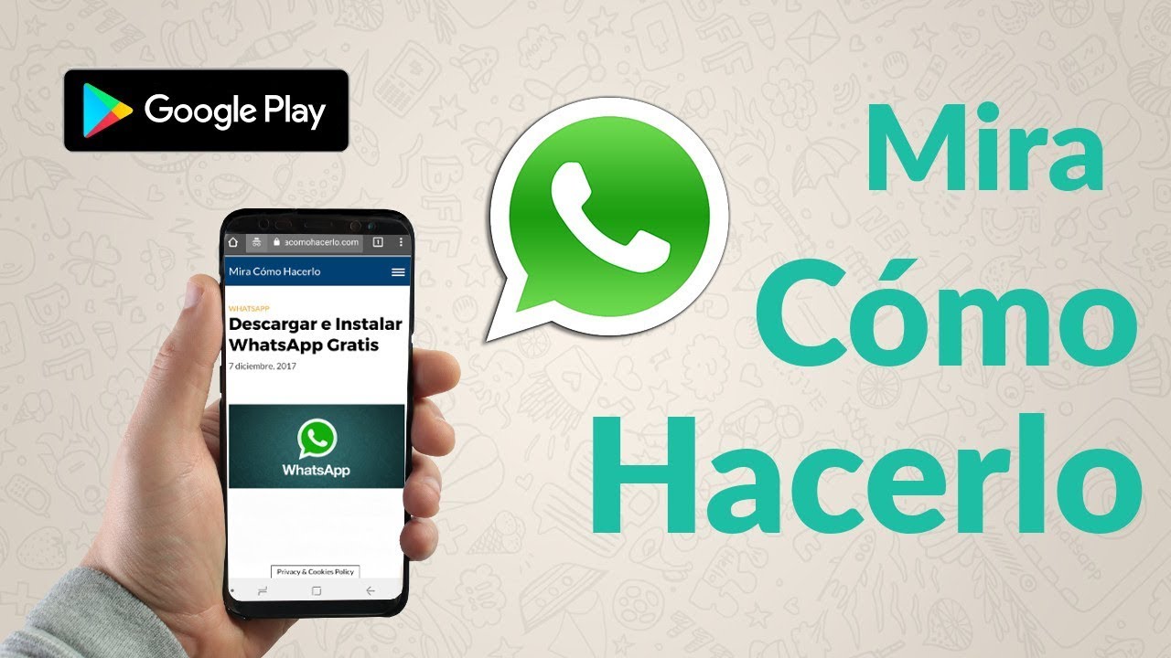 Ingresar a Play store y descargar Whatsapp.