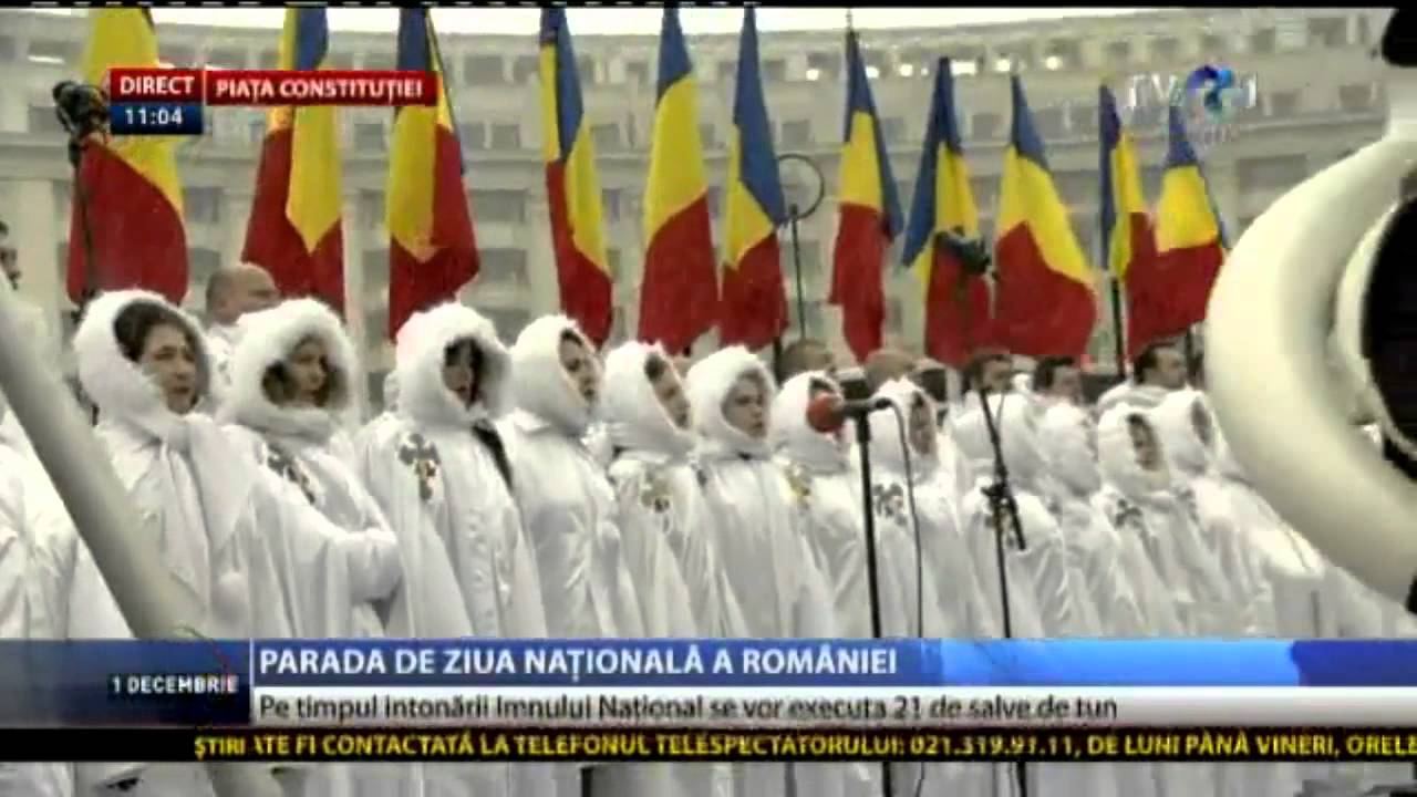 Imnul National de Stat 1 Decembrie 2014 - Bucuresti
