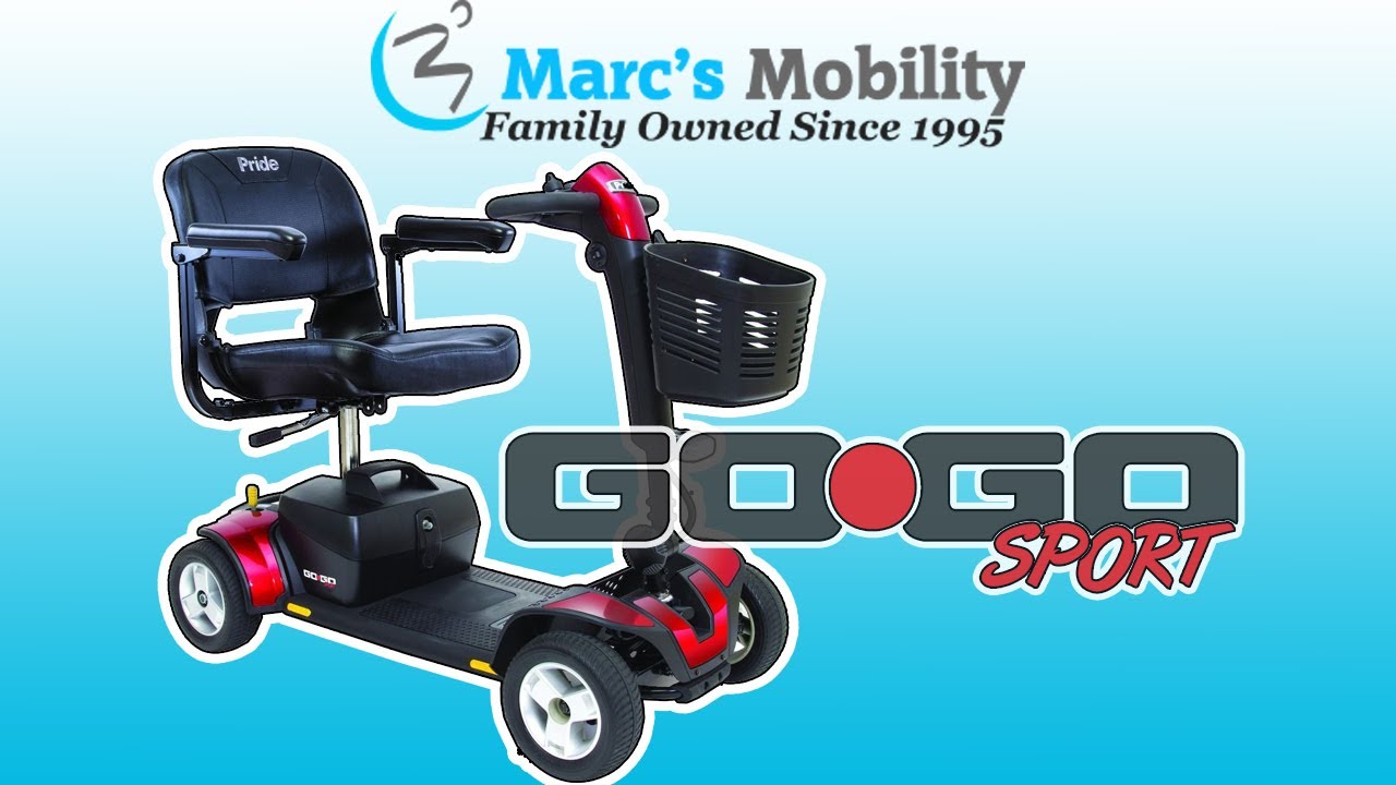 Pride Mobility GO GO Sport S74 - 4 Wheel Scooter Review - Marc's Mobility 