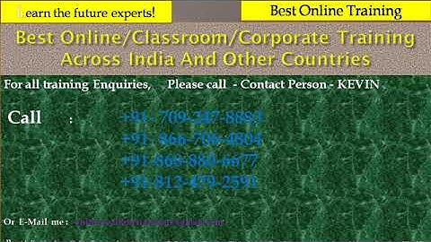 best WAP (Wireless Application Protocol) Online Training in Chennai India.