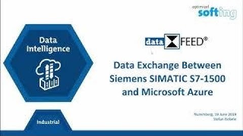 Data Exchange Between Siemens SIMATIC S7 1500 and Microsoft Azure