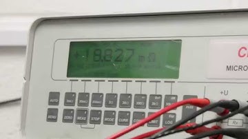 Conductor Resistance Test