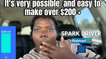 Spark Driver Ride Along | Ep 9 | How To Make $200 In One Day With Walmart spark delivery?