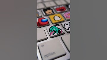 DraWing BUt On A Keyboard With POSCA MarKers 👀🎨 #satisfying #art #art #shorts