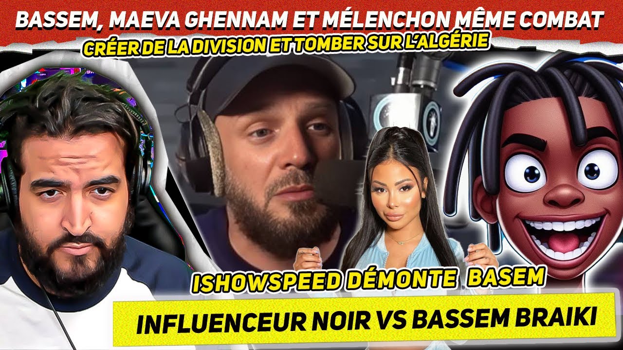 Maeva Ghennam bientôt en Algérie ? Bassem Braiki face à un influenceur ...