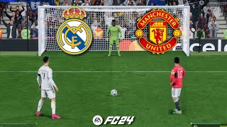FC 24 | Messi Vs Ronaldo | Real Madrid Vs Man United | UCL Penalty Shootout | PS5