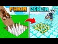 FAKİR TUZAKLI KAYDIRAK VS ZENGİN TUZAKLI KAYDIRAK! 😱 - Minecraft