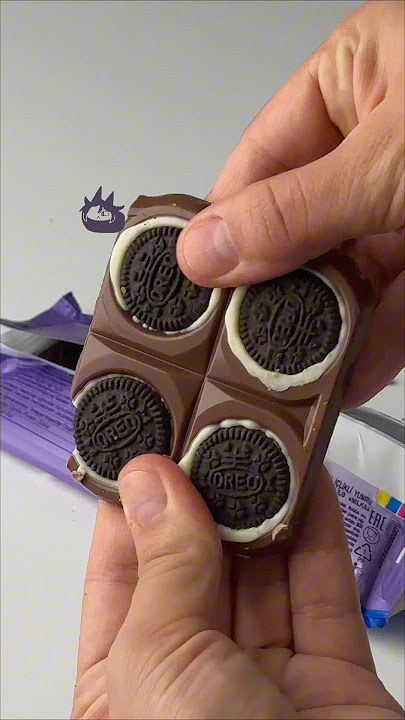 Unpacking Milka Oreo Chocolate #cookiesopening #minioreo #asmr #chocolate #food