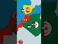 Countryballs: The relationship between Morocco and spain and Algeria #countryballs #morocco #history