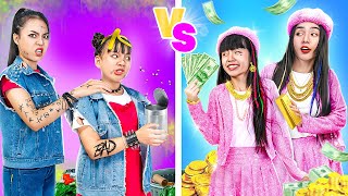 Good Rich Mom Vs Bad Gangster Mom - Rich Family Helps Gangster Family! | Baby Doll And Mike