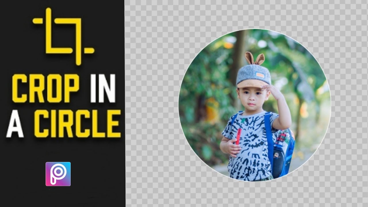 how to crop in a circle in PicsArt Mobile App ( fast & ) easy by 