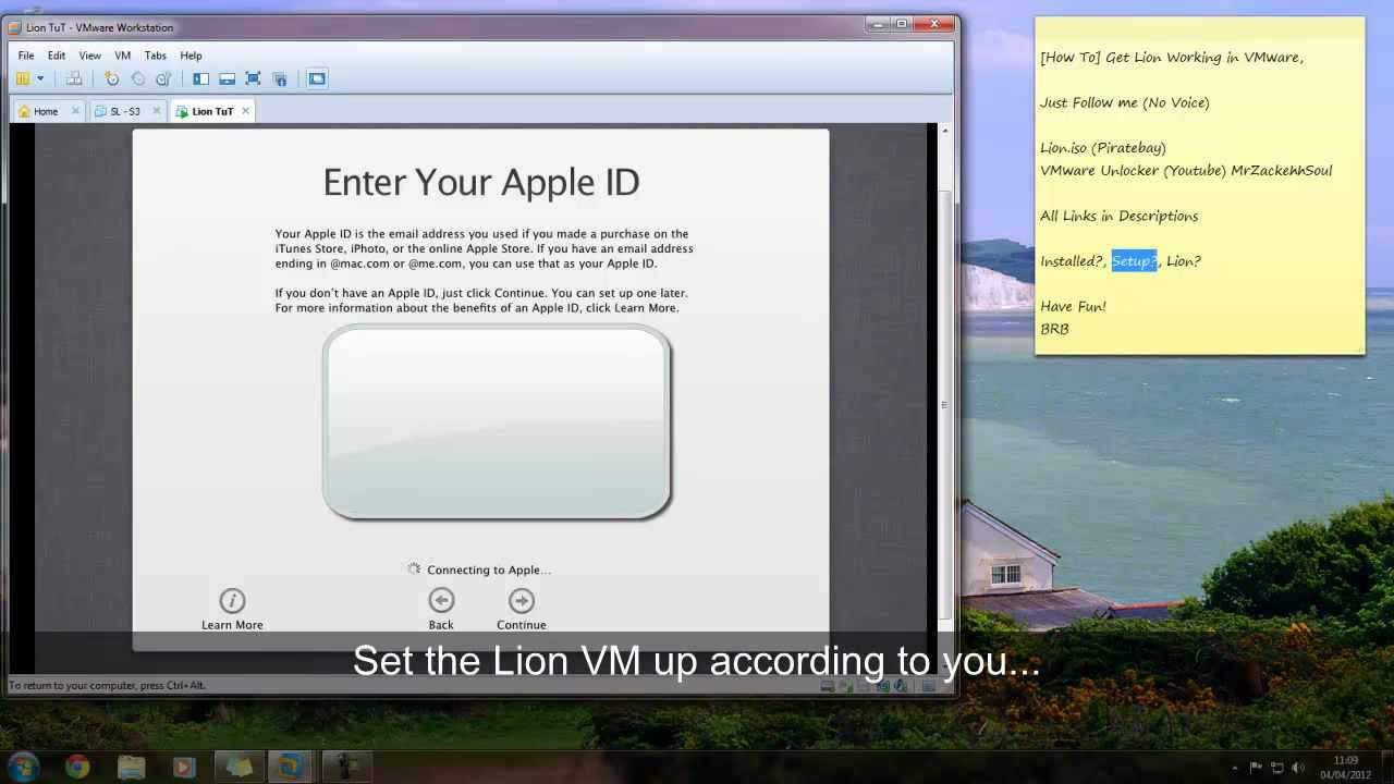 virtual machine mac os x on windows 10