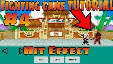 SKETCHWARE how to make a Fighting Game #4(hit effect)