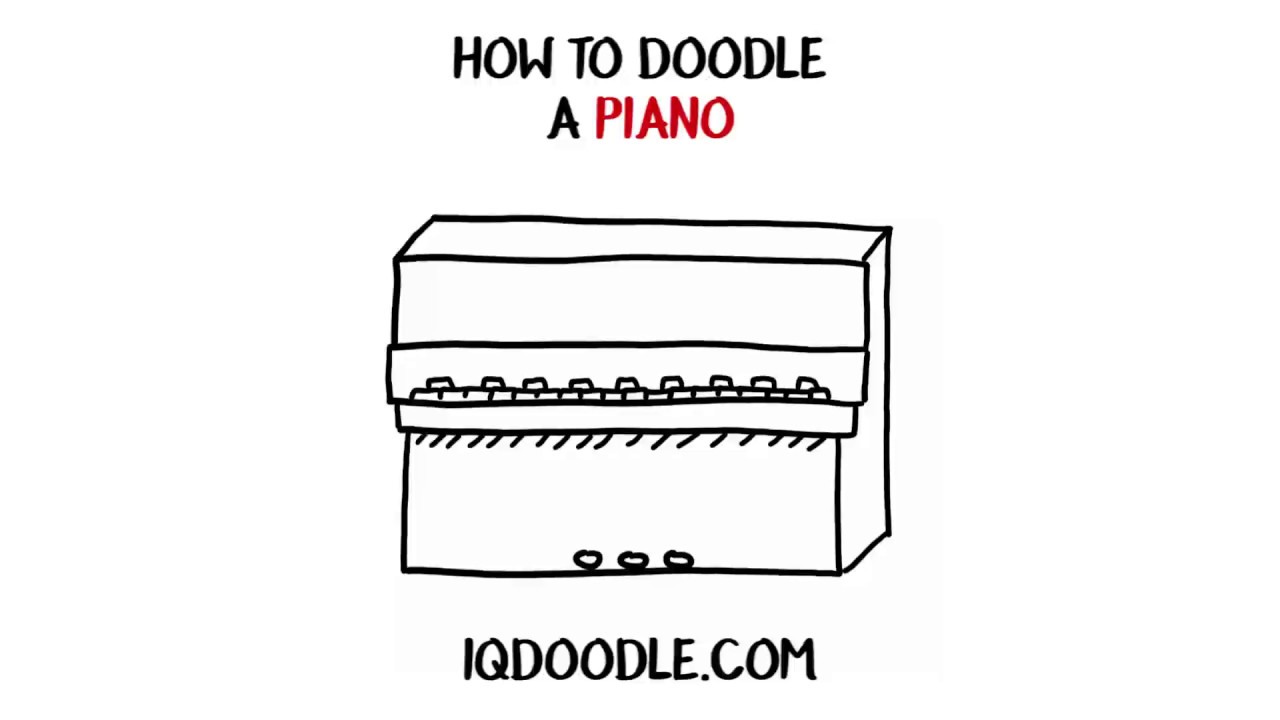 How to Draw a Piano (drawing tips) - YouTube