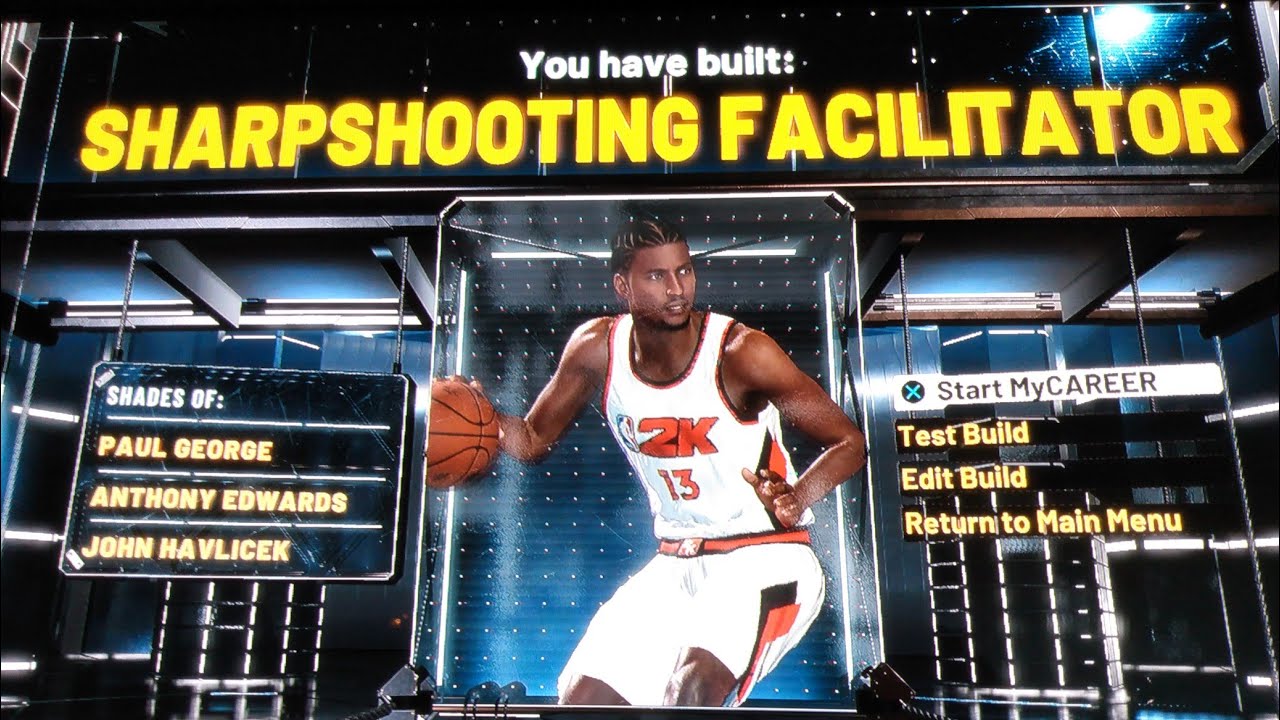 NBA 2K22 Paul Exact Build Pure Green Pie Chart YouTube