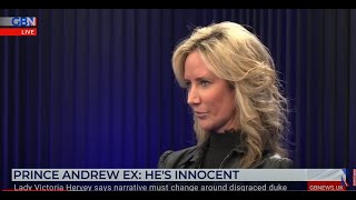 Lady Victoria Hervey interviewed by Dan Wootton explains the Prince Andrew & Virginia Giuffre photo