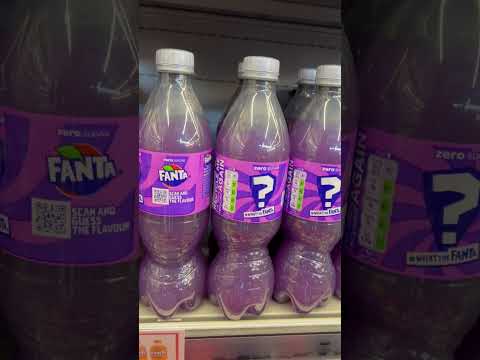 Fanta😲😳-mysterious purple flavour