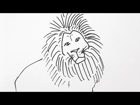 簡単 ライオンの描き方 イラスト お絵描き Easy How To Draw A Lion Illustration Drawing Youtube