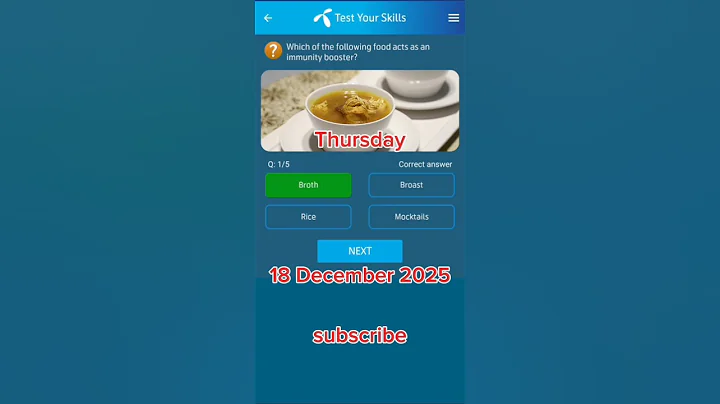 18 December 2025|my telenor today questions|today my telenor answers|today my telenor question