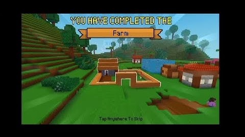 Block craft 3D , how to build farm?