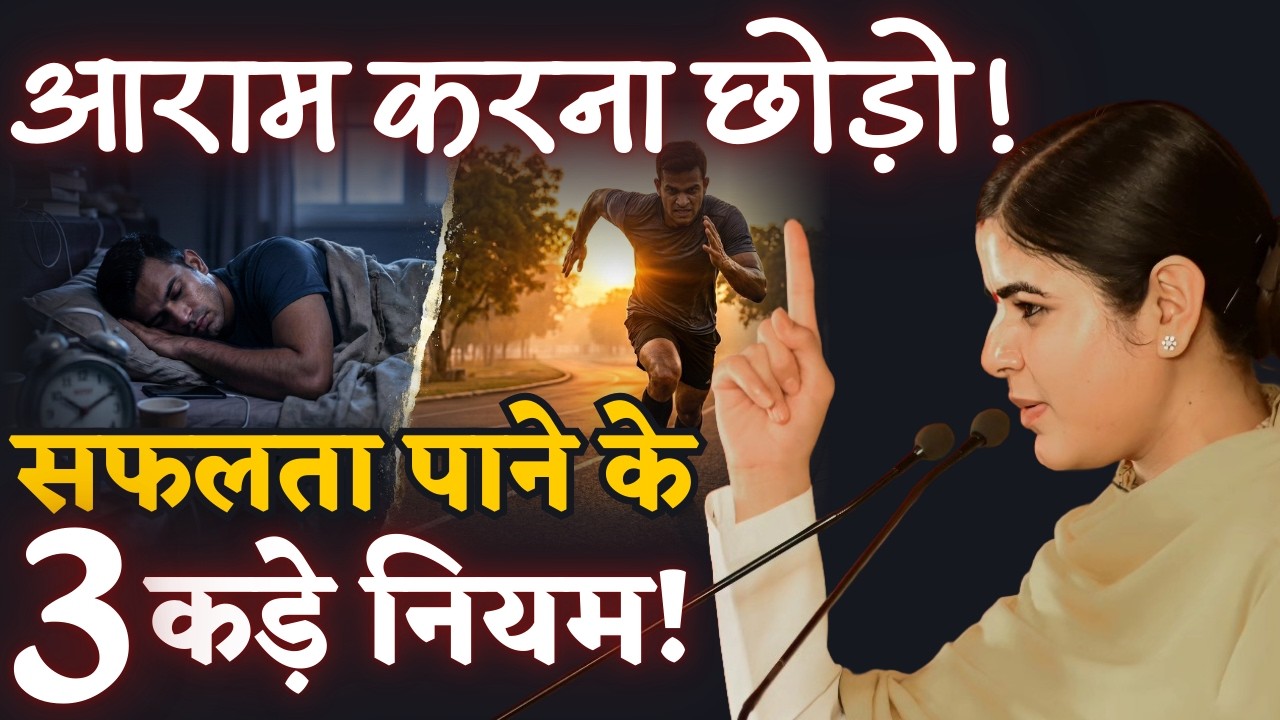 आराम करना छोड़ो! सफलता पाने के 3 कड़े नियम! @Chitralekhaji