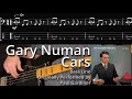 Gary Numan - Cars (Bass Line w/ Tabs and Standard Notation)