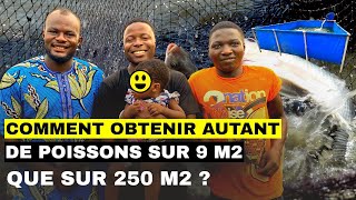 Comment obtenir autant de poissons sur 9 m2 que sur 250 m2 ?