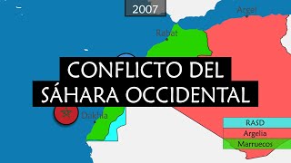 El conflicto del Sáhara occidental resumido en mapa